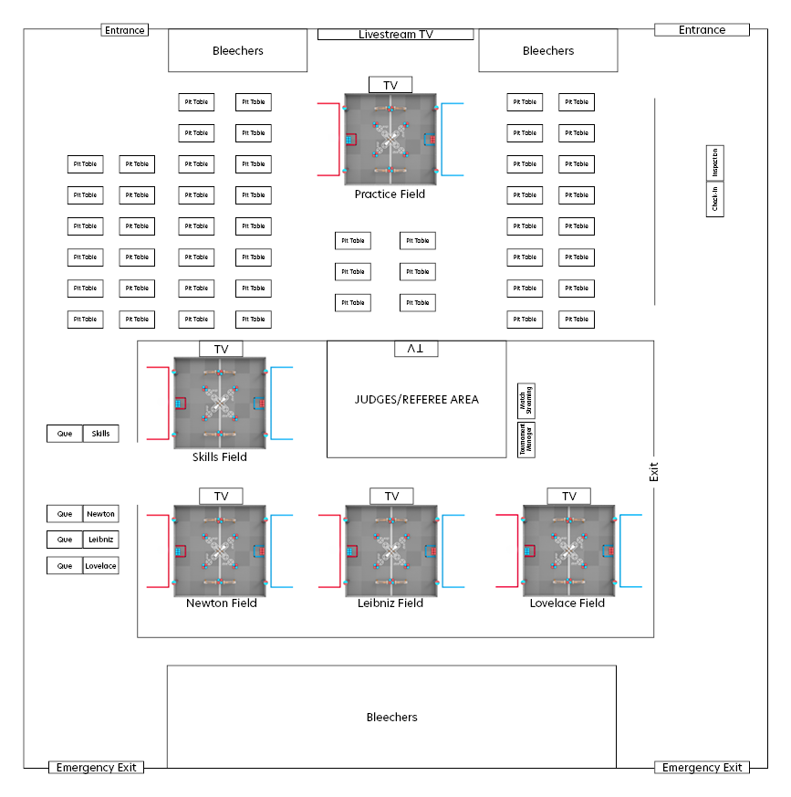 High School Gym Layout